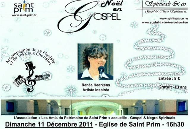 Concert Gospel à l'église le 11 décembre (1)