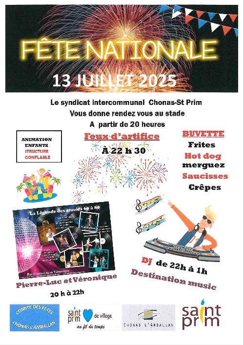 Feu d'artifice du 13 juillet