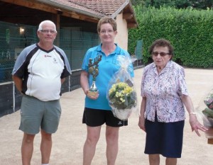 Yvonne Rostaing meilleure féminine