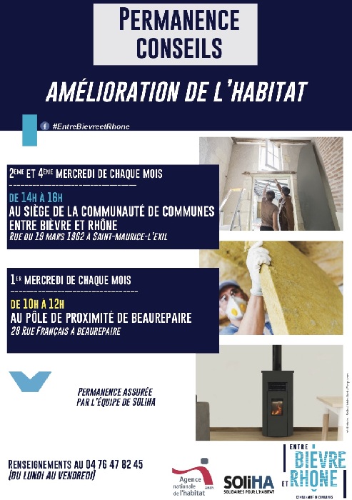 Permanences amélioration de l'habitat