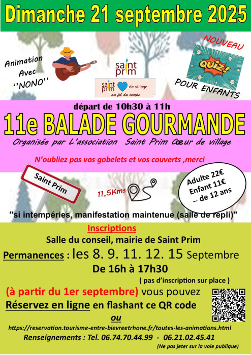 11e Balade gourmande