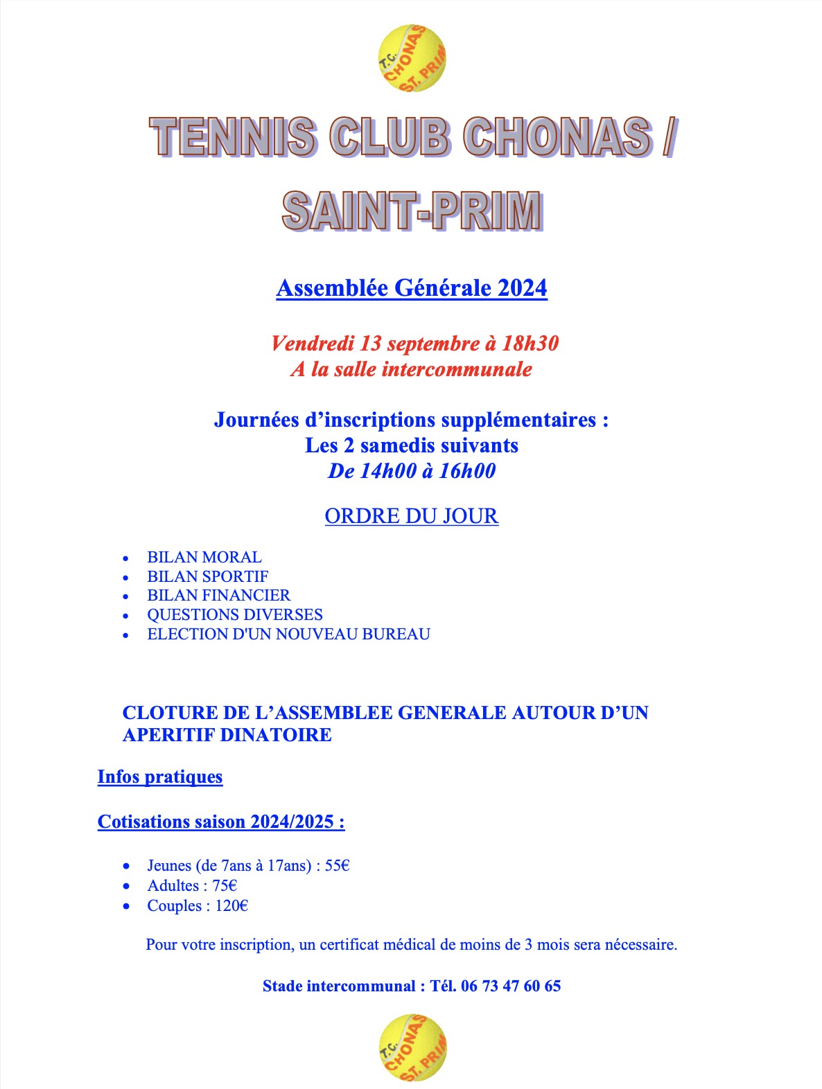 Assemblée Générale 2024