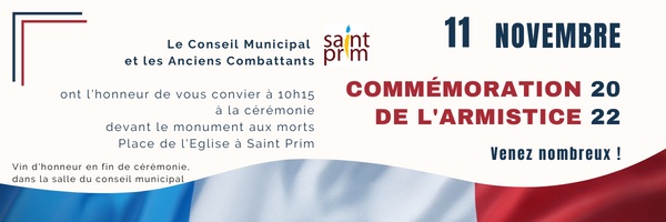 Cérémonie du 11 novembre