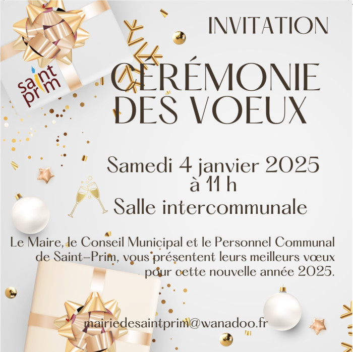 Cérémonie des voeux