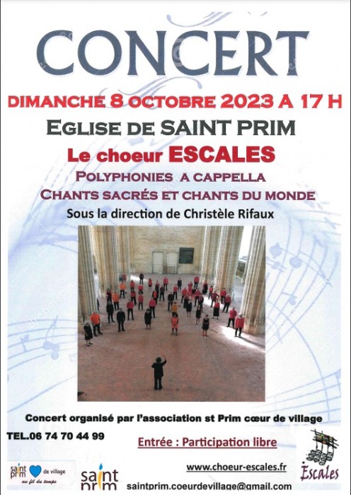 Concert à l'église de Saint-Prim (1)