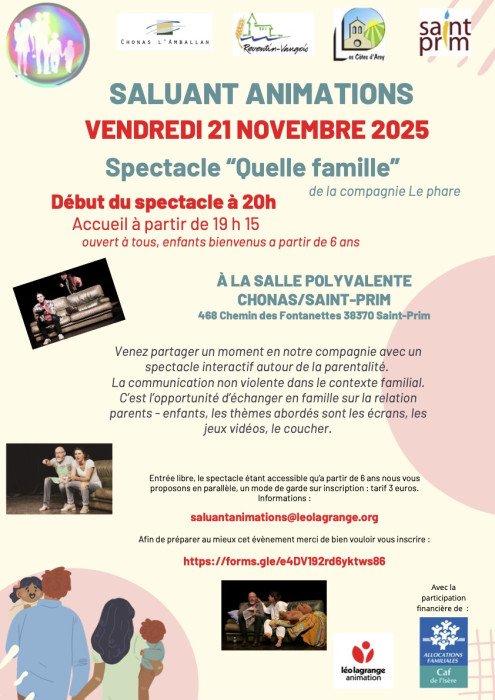 Spectacle "Quelle famille"