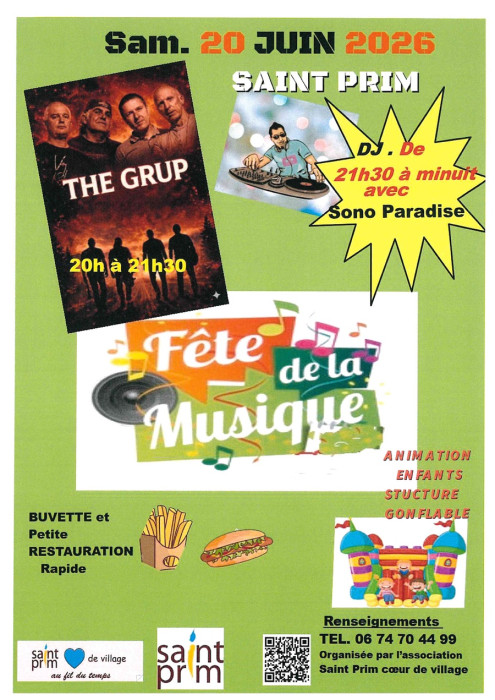Affiche de la fête de la musique