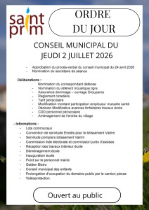 Conseil municipal de Saint-Prim