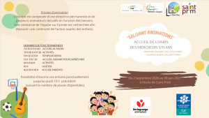 Accueil de loisirs des mercredis 3/11 ans - Saluant Animations