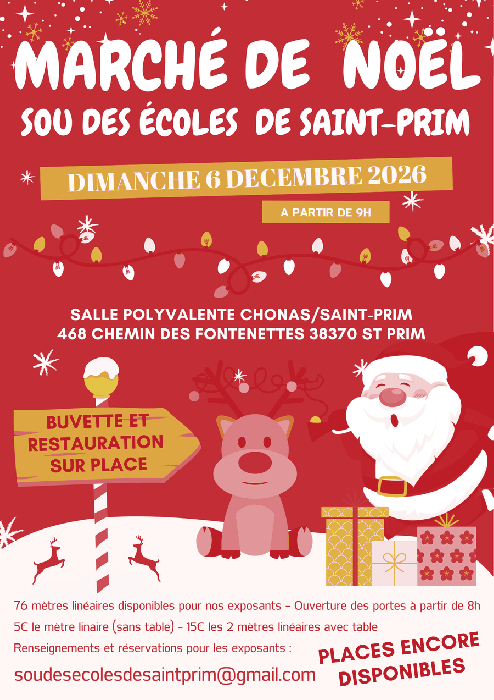 affiche du marché de noël
