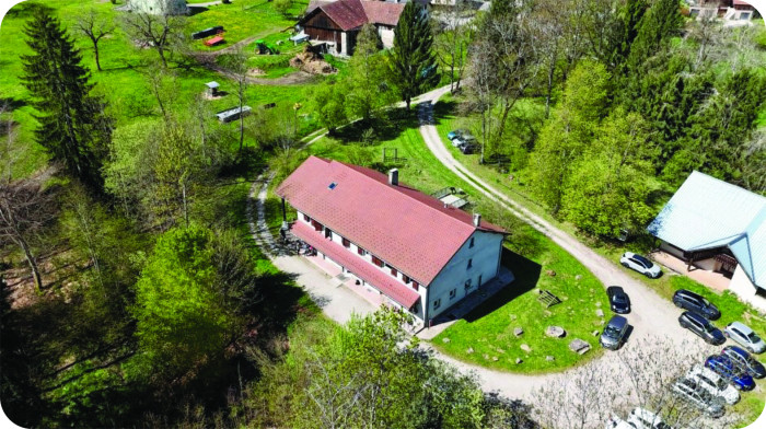 Le centre vue du ciel